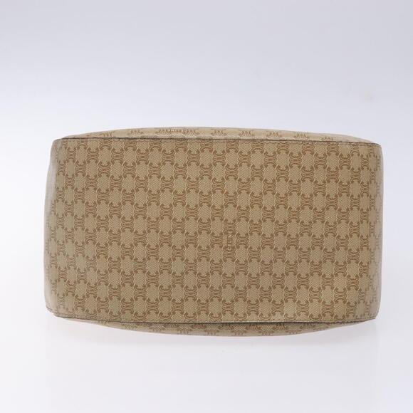 CELINE Macadam Canvas Shoulder Bag Pvc Beige Gold - Picture 9 of 13